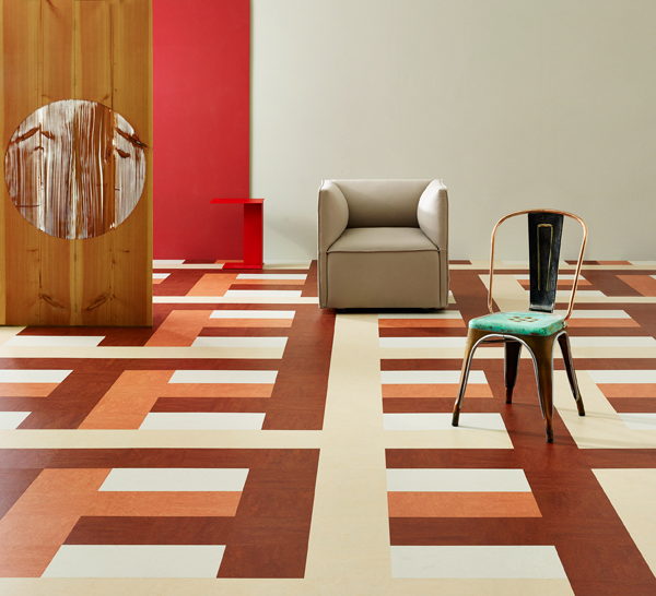 Lex Potts Marmoleum Modular vloer voor Forbo Flooring Lex Potts Marmoleum Modular vloer voor Forbo Flooring