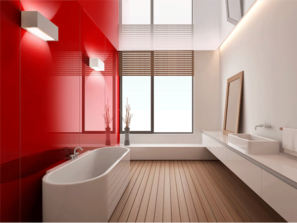 PyraSied Lustrolite Rouge badkamerwand PyraSied Lustrolite Rouge badkamerwand