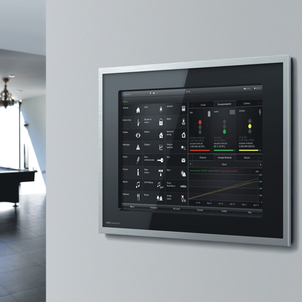 Gira Control 19 client touchpanel