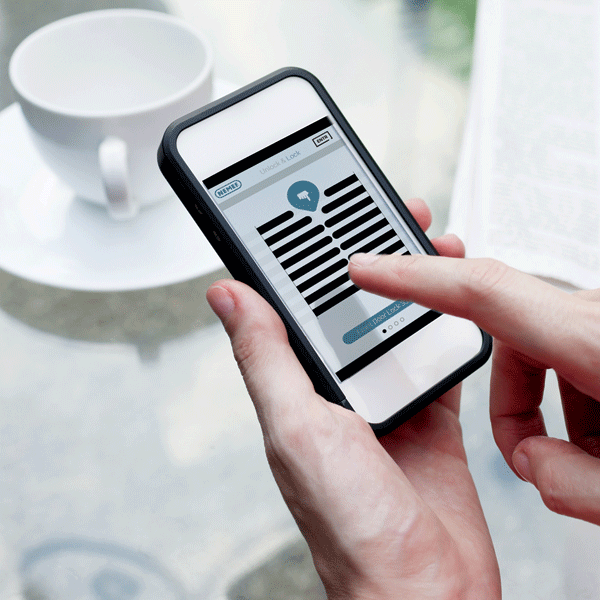 ASSA ABLOY Nemef ENTR smartphone ASSA ABLOY Nemef ENTR smartphone