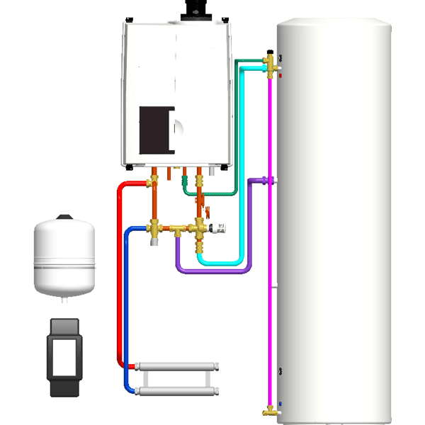 ATAG Low Energy Concept (ALEC) opstelling met leidingen ATAG Low Energy Concept (ALEC) opstelling met leidingen