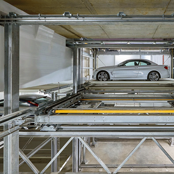 Car Parkers parkeerlift Gran Via Madrid Car Parkers parkeerlift Gran Via Madrid