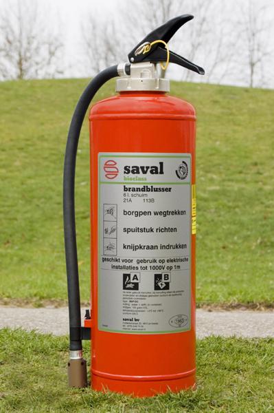 Saval schuimbrandblusser B6P-SC