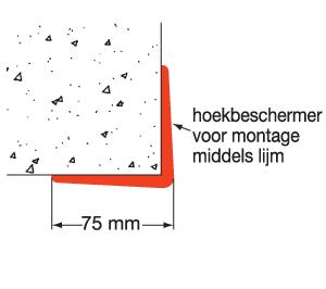 Storax stelatex 75c detail hoekbescherming