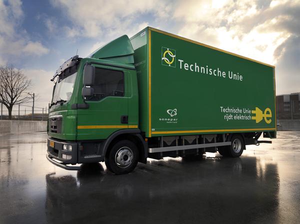 Elektrische vrachtwagen