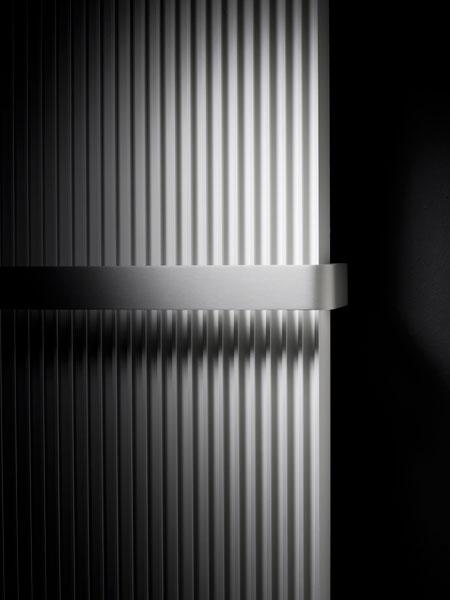Vasco aluminium designradiatoren: Canyon, detail front