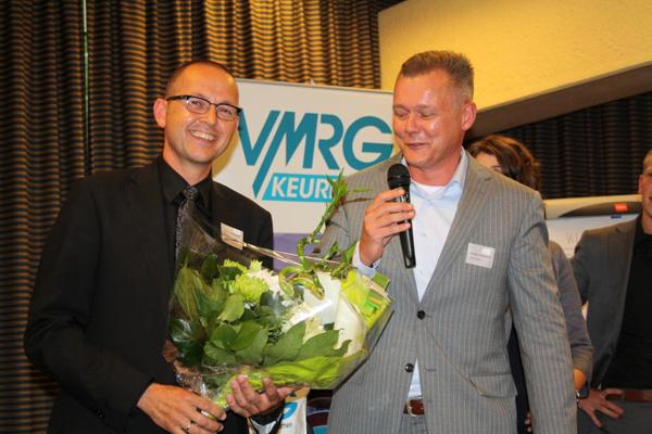 Voorzitter VMRG André Mulder en Fred Mak (directeur) (l)