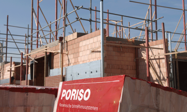 Wienerberger Porotherm Poriso lijmsysteem Wienerberger Porotherm Poriso lijmsysteem
