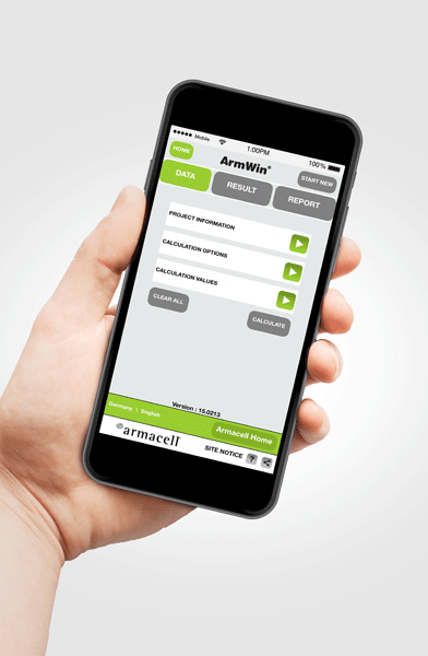 Armacell ArmWin App