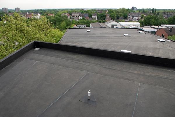 Dak met EPDM folie