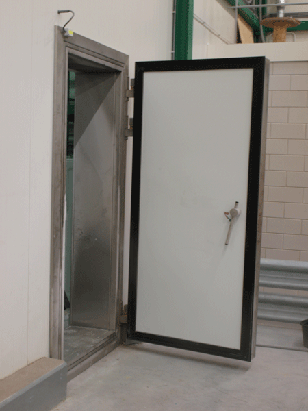Door technics deur koelcel Door technics deur koelcel
