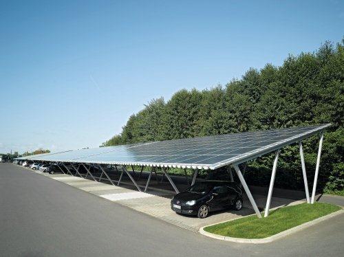 WeKa carport met zonnepanelen