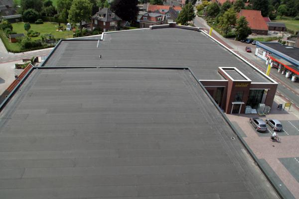 Hertalan dak met EPDM folie