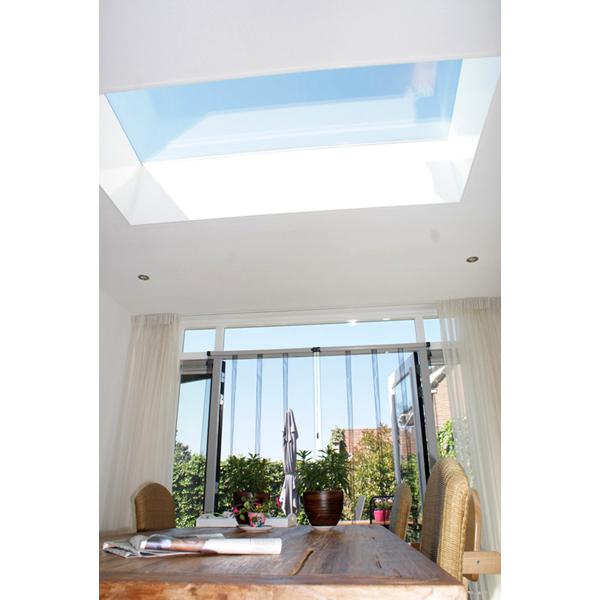 Heruvent vlakkelichtkoepel interieur Heruvent vlakkelichtkoepel interieur