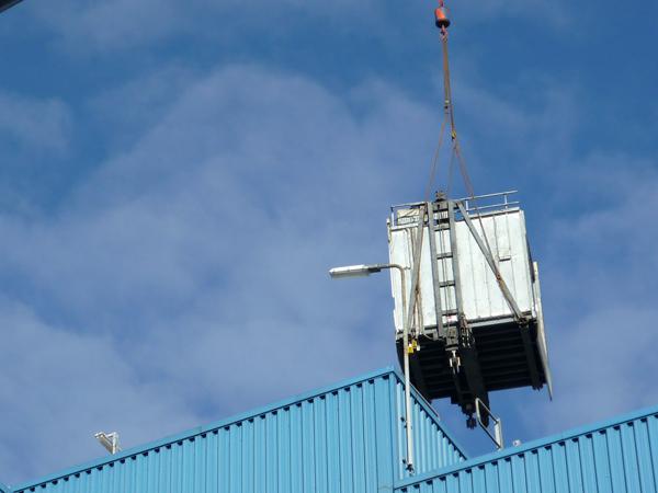 Mitsubishi plaatsing liftinstallatie Mitsubishi plaatsing liftinstallatie