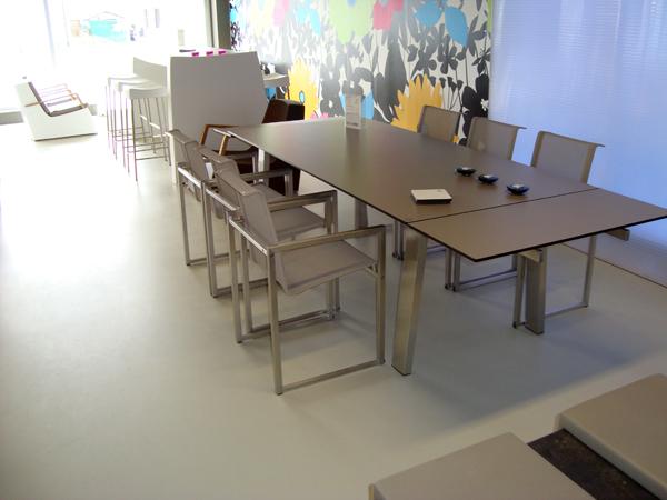 Himfloor SL Flex toegepast in showroom Himfloor SL Flex toegepast in showroom