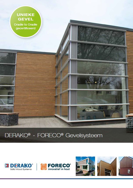 Leaflet Derako® – Foreco® gevelsysteem NobelWood