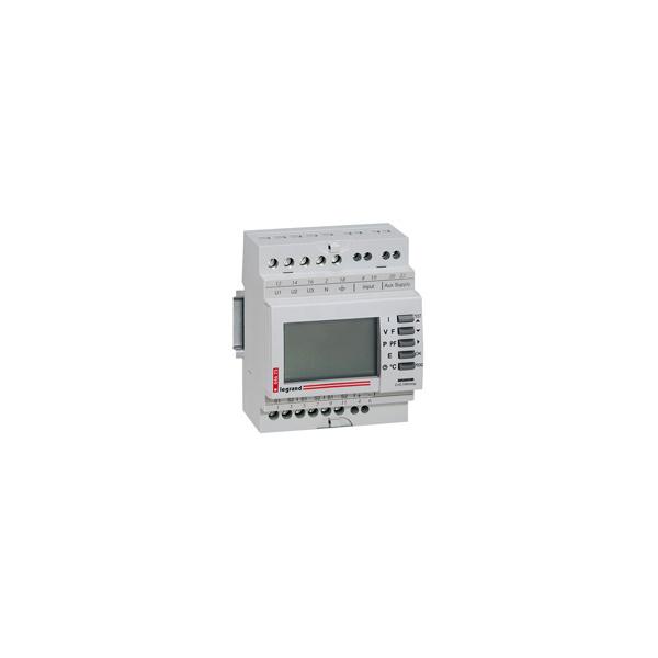 De driefasen kWh-meter 63A meet de elektrische energie stroomafwaarts van de energiebron De driefasen kWh-meter 63A meet de elektrische energie stroomafwaarts van de energiebron