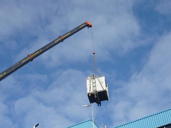 Mitsubishi plaatsing liftinstallatie