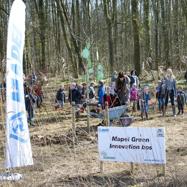 Mapei op Nationale Boomfeestdag Mapei op Nationale Boomfeestdag
