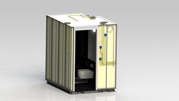 Portisa prefab badkamer Portisa prefab badkamer