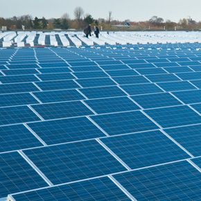 Installatie van de fotovoltaïsche zonnepanelen