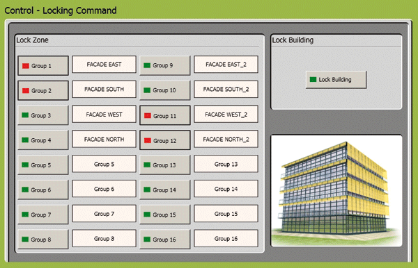 Somfy controlpanel