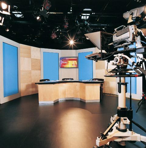 Ultralite toepassing in tv-studio