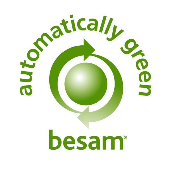 Besam sustainability green logo Besam sustainability green logo
