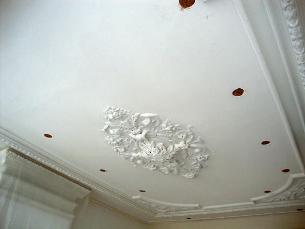 Toepassing ornamentenplafond