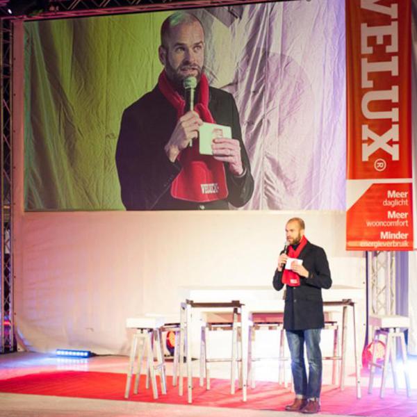 VELUX presentator Erben Wennemars VELUX presentator Erben Wennemars