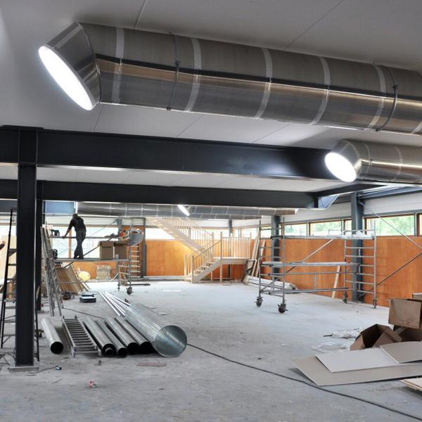 Verlenging Solatube interieur Kringloop Houten Verlenging Solatube interieur Kringloop Houten