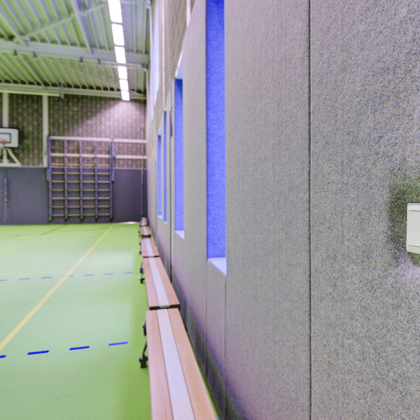 Sika wandbekleding sportzaal Sterrenschool Almere