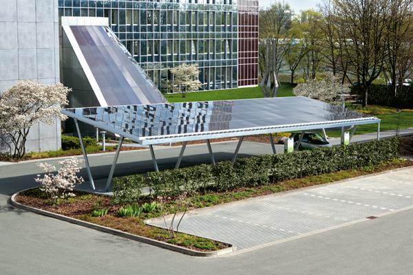 WeKa carport met zonnepanelen WeKa carport met zonnepanelen
