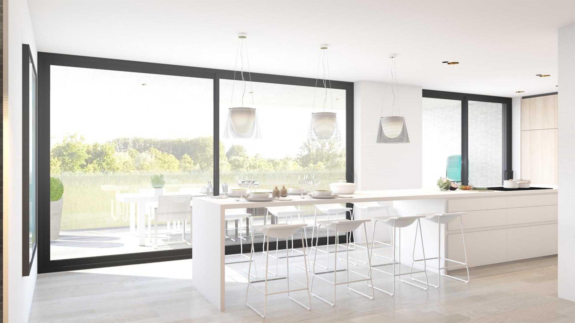 Aliplast VG500 Max Light Schuifpui Woonkeuken met glazen pui