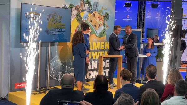 Minister De Jonge opent BouwBeurs 2023 in Koninklijke Jaarbeurs