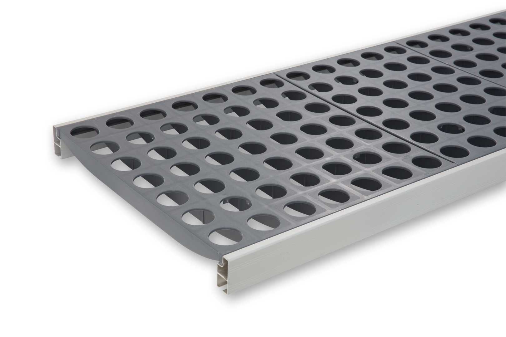 Fermostock detail plank stelling met gaten