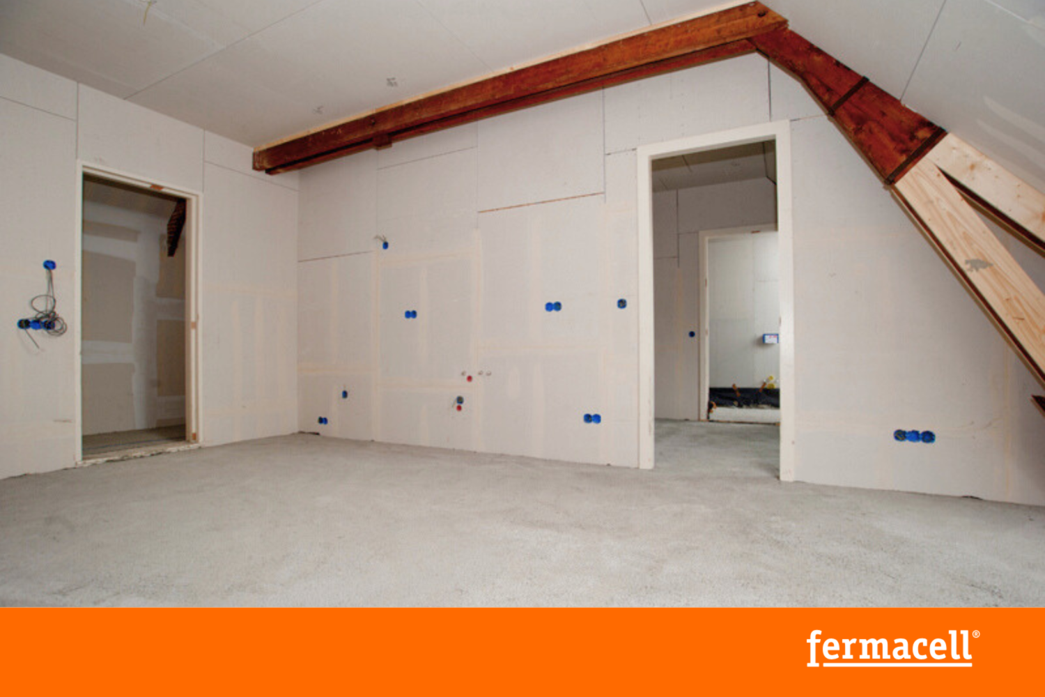 fermacell® Gipsvezelplaten voor de wand Zolder met gipsvezelplaten