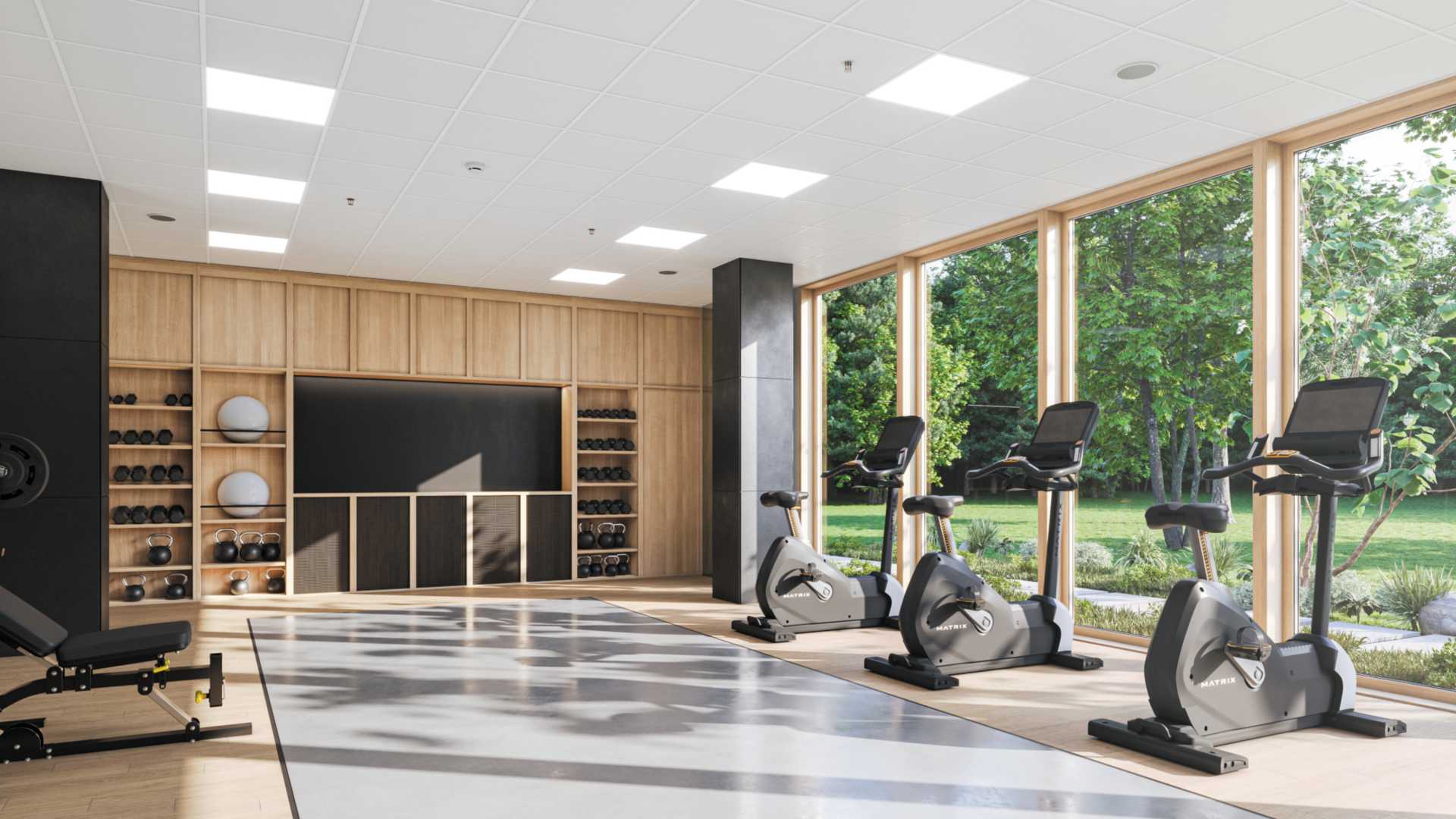 Knauf TOPIQ Alpha Gymlokaal Sportruimte met plafondplaten