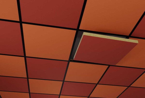 Plafond van platen detail