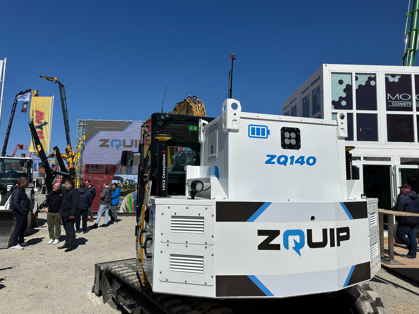 Intercel en ZQuip werken samen aan de productie van exclusieve batterij-energiemodules voor de bouwsector bouwmachine ZQuip