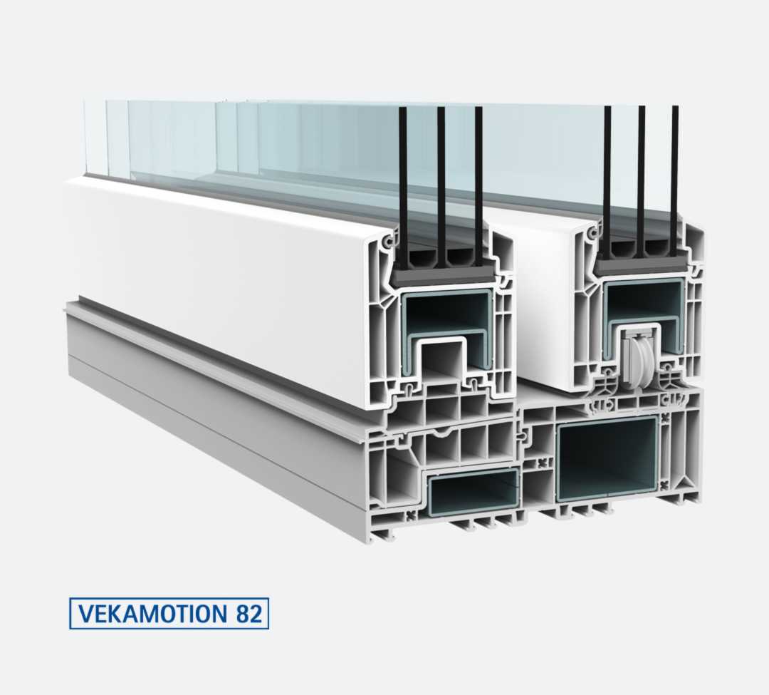 VEKA AG, VEKAMOTION 82 kunststof profielsysteem schuifpui
