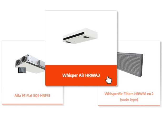 2VV WTW Schoolventilatie Whisper Air HRWA3