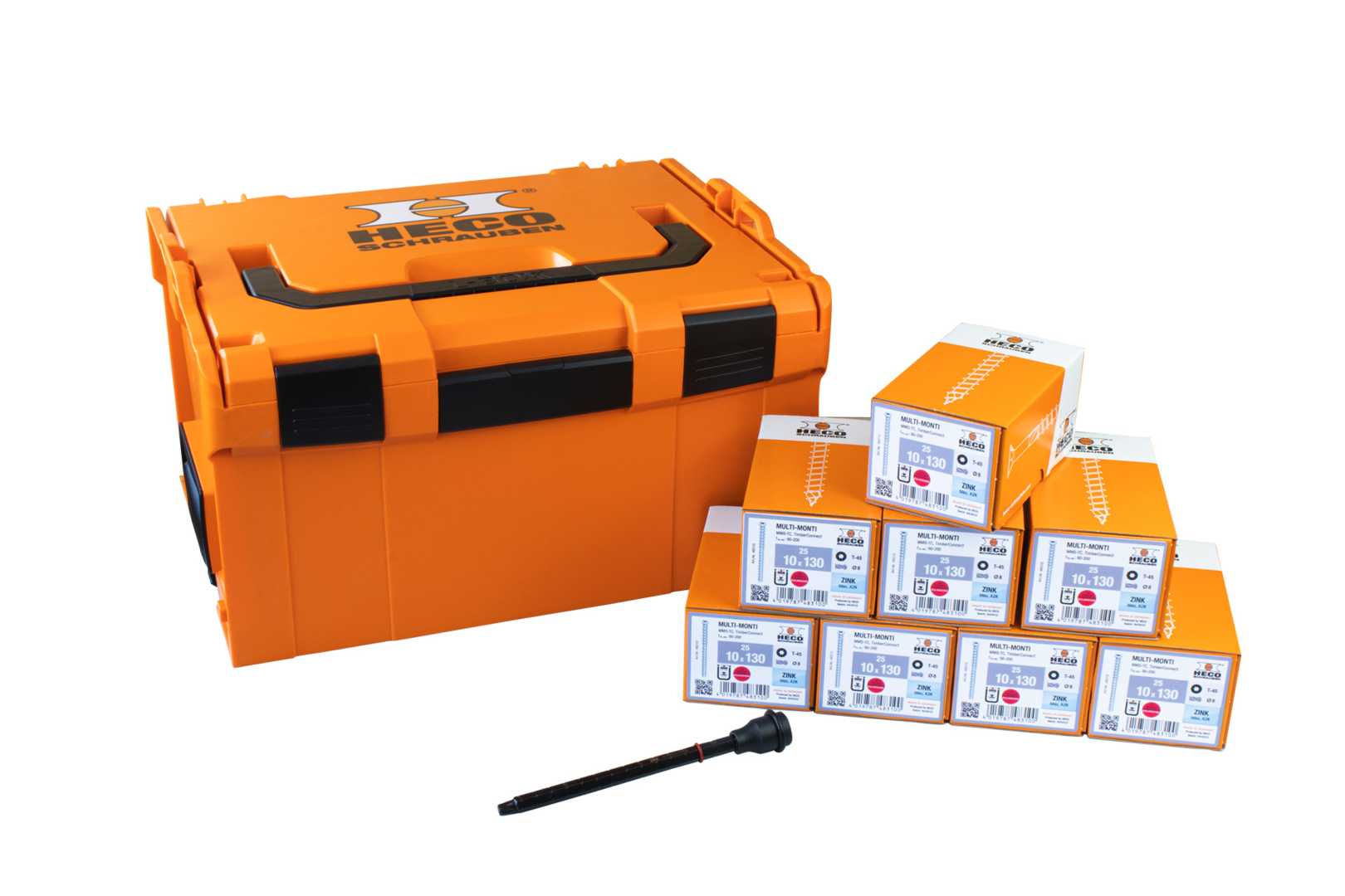 HECO assortimentskoffer L-BOXX 238 systeemkoffer Heco Schrauben met doosjes schroeven