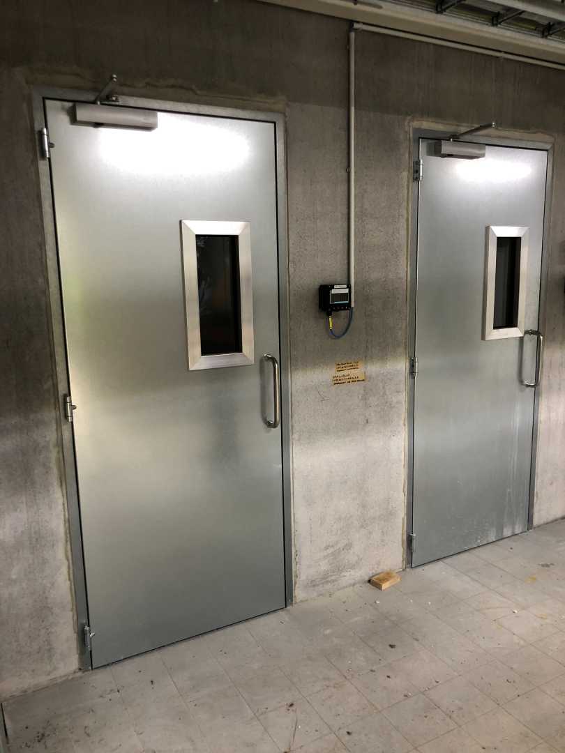 Brandwerende deuren RF60 in roestvrij staal 316 Brandwerende deuren in roestvrij staal