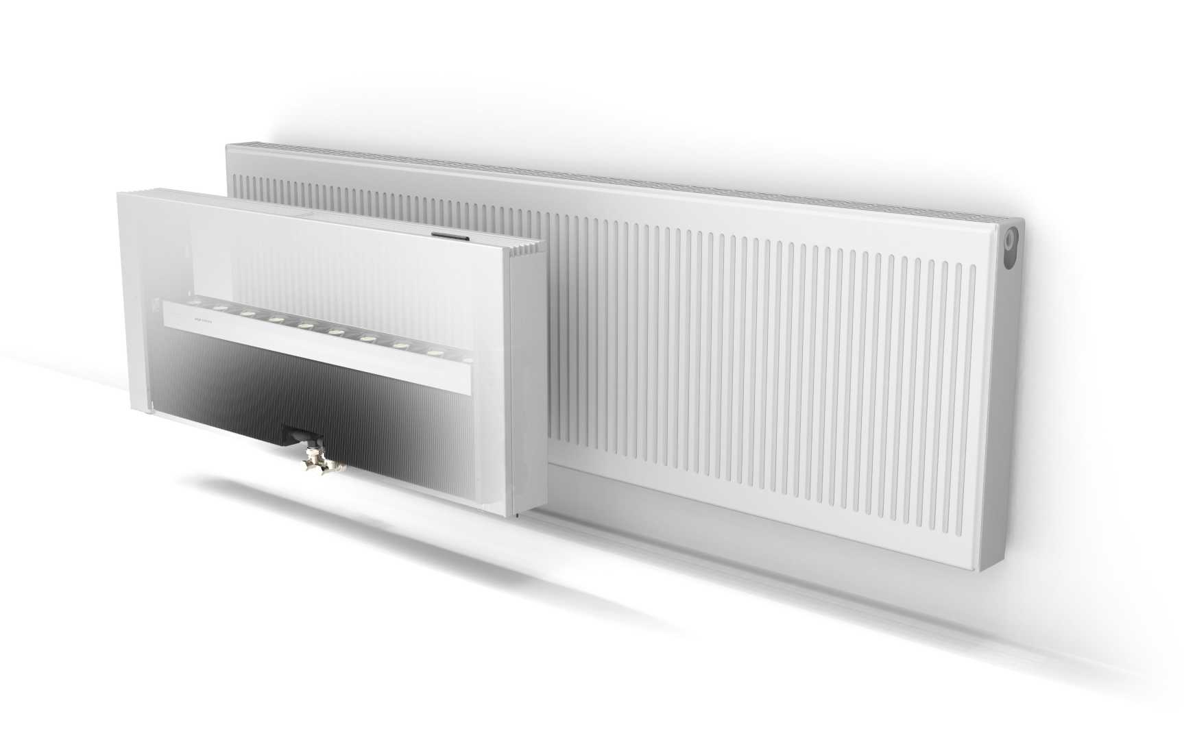 Jaga Strada Hybrid MM Radioator met doorsnede
