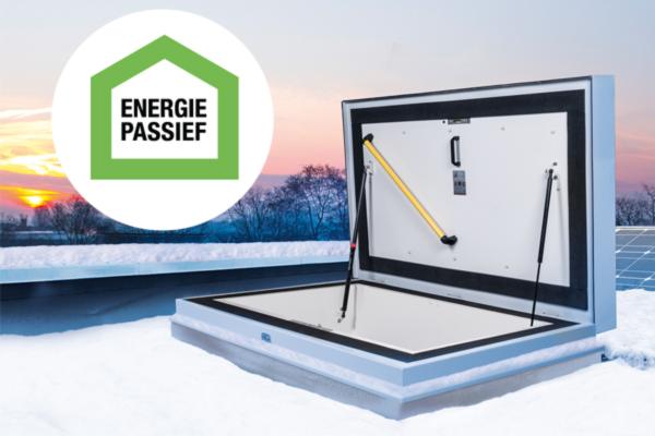 Gorter dakluik met Energy passive logo Dakluik met Energy passive logo