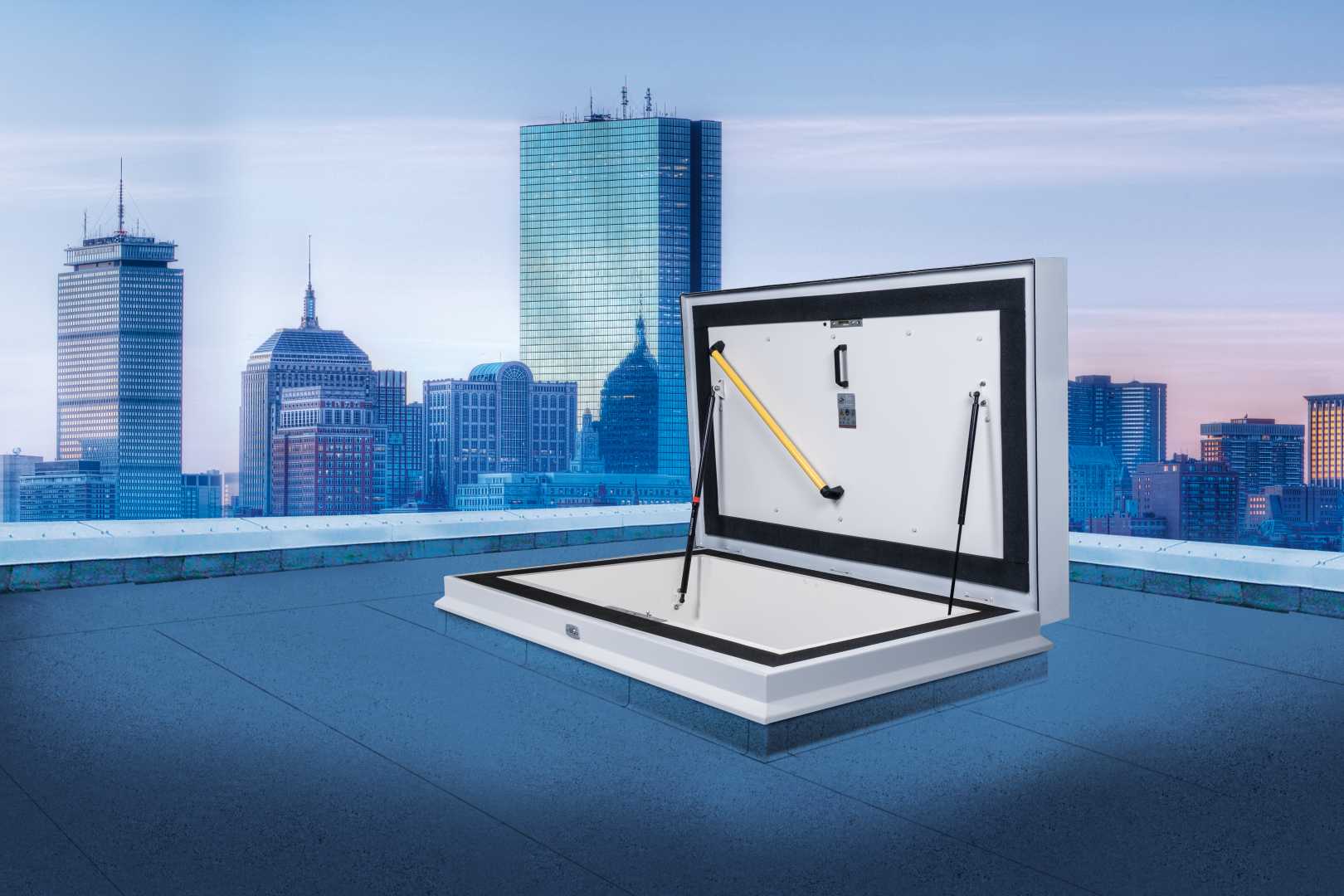 RHTEP dakluik van Gorter Dakluik met avond skyline