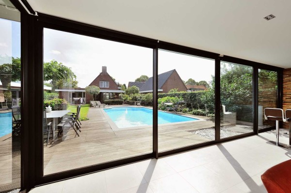 Aliplast Aluminium Systems N.V. | NBD Nederlandse Bouwdocumentatie grote glazen schuifpui