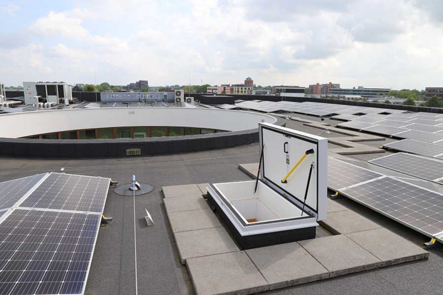 Gorter dakluik innovatie in daktoegang openstaand dakluik